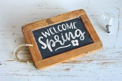 Welcome Spring Svg - Easter CUT FILE - Sign making file Product Image 2