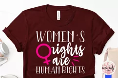 Women's rights are human rights - Women Empowerment EPS SVG Product Image 4