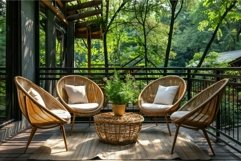 Enjoying nature from a balcony retreat Product Image 1