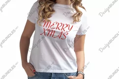 Woman wearing white t-shirt Blank t-shirt mockup Product Image 4