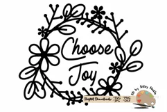 Choose Joy svg, Positive quote, Joy shirt diy, joyful svg Product Image 3