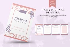 Daily Journal Planner, Canva Template Product Image 1
