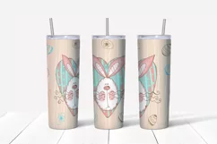 Skinny tumbler Png. Happy Easter Png. Easter sublimation Product Image 5