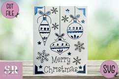 Christmas insert card design| Paper cutting | Cricut Joy svg Product Image 3