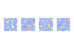 Winter season holidays abstract seamless pattern set Product Image 1