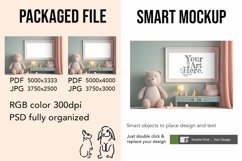 Wooden Frame Smart Mockup PSD &amp; JPG Template Graphic Product Image 2