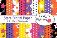 Digital Paper Pack - Star Patterns Product Image 1