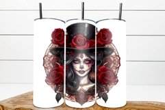3d halloween tumbler wrap bundle / gothic illustrations PNG Product Image 10