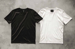 Black and White T-Shirt Mockup | Gildan T-shirts Product Image 1