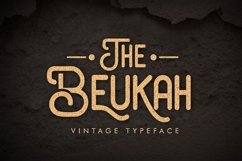 Web Font The Beukah Duo Font Product Image 1