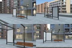 Bus Stop Bus Shelter Mockup Vol- 29 Product Image 2