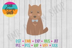 Dog Machine Embroidery Design Product Image 1