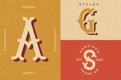 Web Font Avenogram Product Image 4