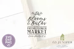Spring SVG, Blooms and Bulbs SVG, Fresh Flower Market SVG Product Image 2