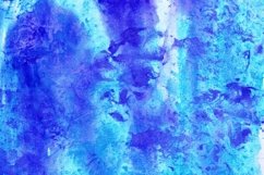 2 blue watercolor and 1 Ebru background. Product Image 3