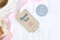 Scallop Gift Tag Mockup, Wedding Thank you tag Mockup, 794 Product Image 3