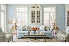 inspired light blue living room Product Image 1