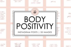 Body Positivity White and Rose Gold Instagram Posts Product Image 1