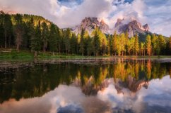 Lake Antorno in the sunset Product Image 1