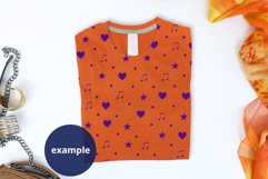 Orange Folded T-shirt Mockup, Full wrap t-shirt mock up PSD Product Image 2