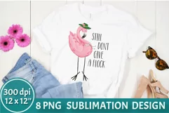 Flamingo Sublimation PNG | Summer Sublimation Product Image 2