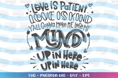 Mom-love is patient love is kind svg Product Image 1