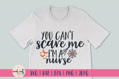 You Cant Scare Me I AM Nurse - Halloween SVG EPS DXF PNG Product Image 1
