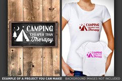 Camping Cheaper Than Therapy Svg Camper Decor Camping 672 Product Image 1