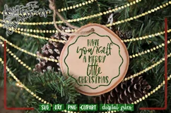 Have Yourself a Merry Little Christmas - SVG DXF PNG File Product Image 2
