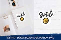Smile sticker. Stickers for planners Product Image 1