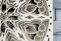 M46 - 3D Layered Mandala SVG, Multilayer Mandala for cutting Product Image 15