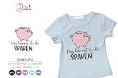 Sparen SVG | Sparschwein SVG Product Image 1