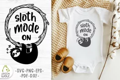 Funny svg Sloth svg Funny t shirt designs svg Baby designs Product Image 1
