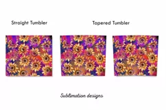 Sunflower Tumbler sublimation ,20 oz skinny tumbler Product Image 2