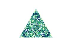 6 Mosaic Pattern Triangles Product Image 4