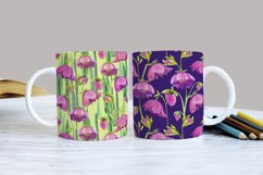 seamless watercolor flower patterns digital paper Product Image 2