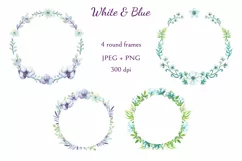 White and Blue - Free Design of The Week Product Image 2