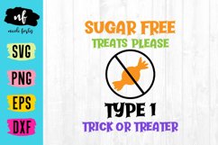 Trick or Treat Diabetic SVG Cut File Product Image 1