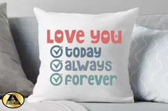 Valentines Day SVG Love Quotes SVG Love You SVG Cut files Product Image 5