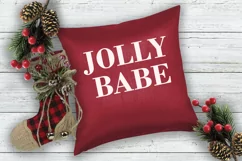 Jolly Babe Christmas SVG - PNG, DXF, SVG, EPS, Cut File Product Image 4