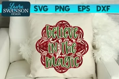 Believe in the Magic Mandala SVG | Inspirational Mandala SVG Product Image 1