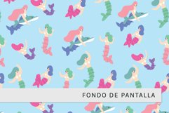 Fondo de Divertidas Sirenas Product Image 1