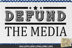 Defund the Media | Fake news | Defund Quote Product Image 2