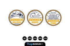 Summer Badges Product Image 1