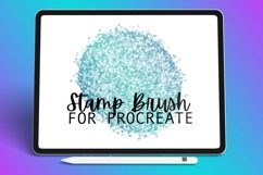 Glitter Pile Stamp Brush - Procreate Brush Product Image 1