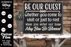 May You Be Blessed-Guest- SVG Product Image 1