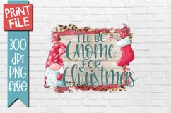 Christmas Gnome Sublimation Design Product Image 1