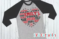 Soccer SVG | Soccer Heart Subway Art | Shirt Design Product Image 3