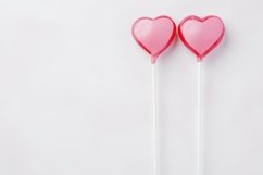Heart Lollipops Background Wallpaper Product Image 1