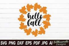 Autumn SVG cut file, Autumn svg design Product Image 1